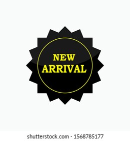 New Arrival Emblem or Sticker. Tag or Banner Illustration As A Simple Vector Sign & Trendy Symbol for Design and Sport Websites, Presentation or Application.