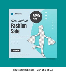 new arrival fashion sale promotion banner
