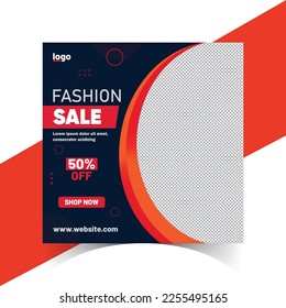 New Arrival Fashion Sale social media post template, latest social media post design