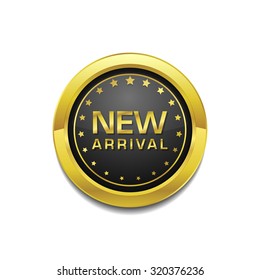 New Arrival Glossy Shiny Circular Vector Button