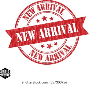 New arrival  grunge rubber stamp, vector illustration