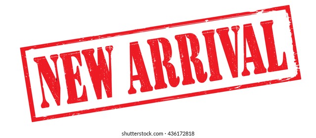 new arrival grunge stamp, vector illustration