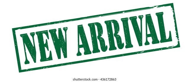 new arrival grunge stamp, vector illustration