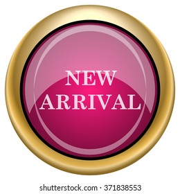 New arrival icon. Internet button on white background. EPS10 vector.