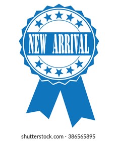 new arrival icon on white, vector illustration
