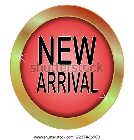 new arrival icon,buttom new arrival icon clik,vector