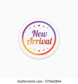 New Arrival Label