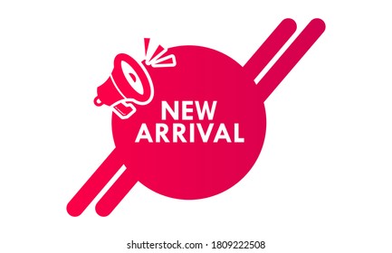 New arrival label for promotion product