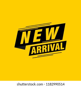 New arrival labels banners