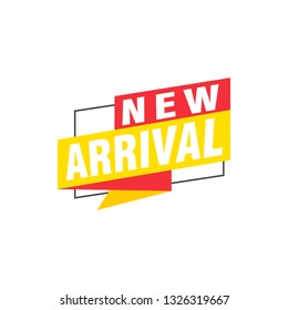 New arrival labels banners