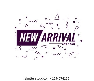 	
NEW ARRIVAL labels. Vector Gretting card, flyer, banner. - Vector
