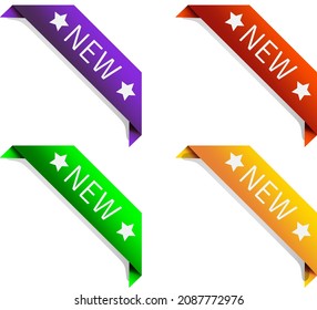 New arrival labels Vector Set