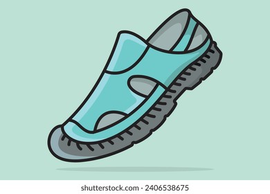 New Arrival Men Formal Slipper vector illustration. Beauty fashion objects icon concept. Fashion slipper shoe style vector design.
