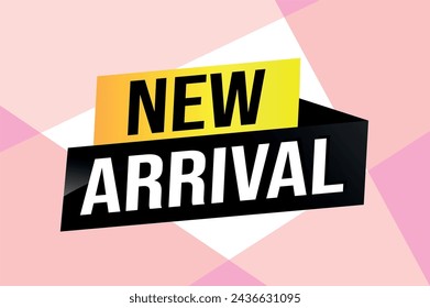 new arrival poster banner graphic design icon logo sign symbol social media website coupon

