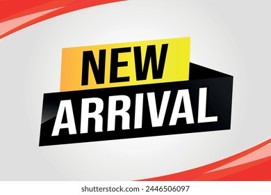 new arrival poster banner graphic design icon logo sign symbol social media website coupon

