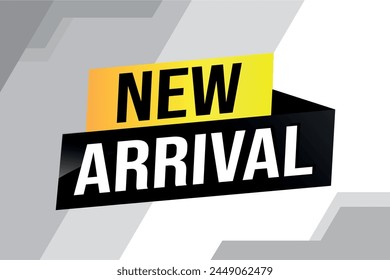 new arrival poster banner graphic design icon logo sign symbol social media website coupon

