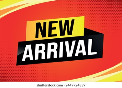 new arrival poster banner graphic design icon logo sign symbol social media website coupon

