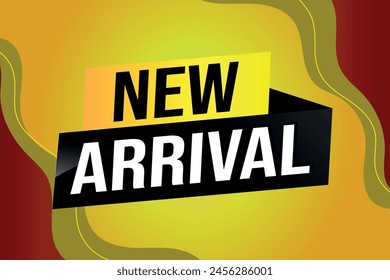 new arrival poster banner graphic design icon logo sign symbol social media website coupon

