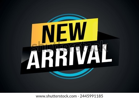 new arrival poster banner graphic design icon logo sign symbol social media website coupon

