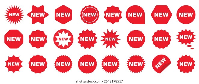  New Arrival, red banner vector illustration