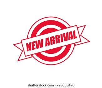 New Arrival. Retro Label