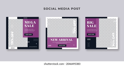 New arrival sale social media post template