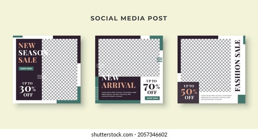 New arrival sale social media post template