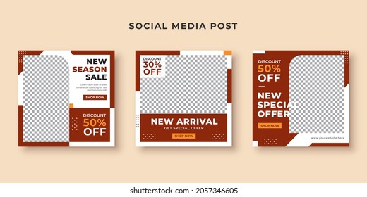 New Arrival Sale Social Media Post Template