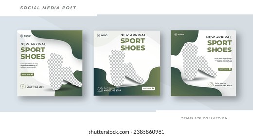 New arrival Sport shoes fashion shoes sale  brand product Social media banner post template