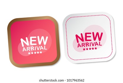 New Arrival Stickers