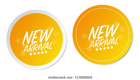New Arrival Stickers