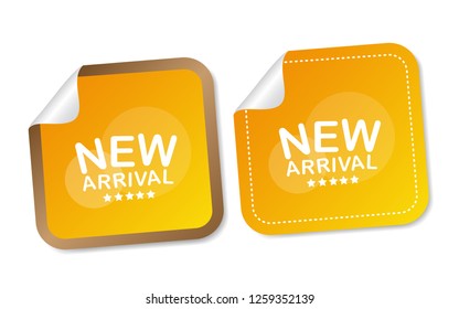 New Arrival Stickers
