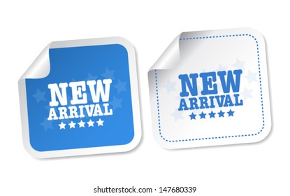 New arrival stickers