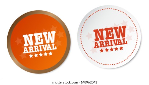 New arrival stickers