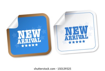 New arrival stickers