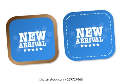 New arrival stickers