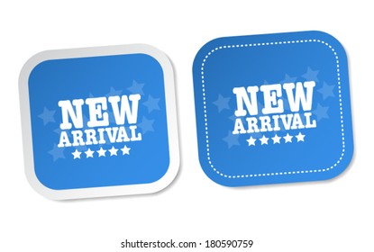New arrival stickers