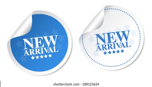 New arrival stickers
