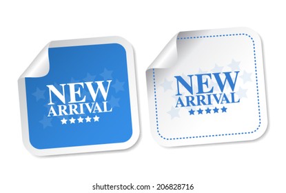 New arrival stickers