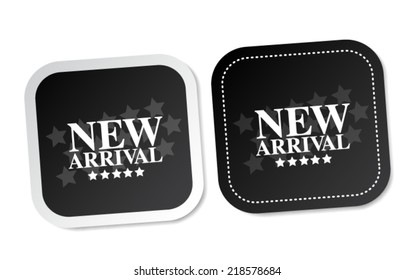 New arrival stickers