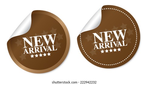 New arrival stickers