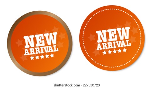 New arrival stickers