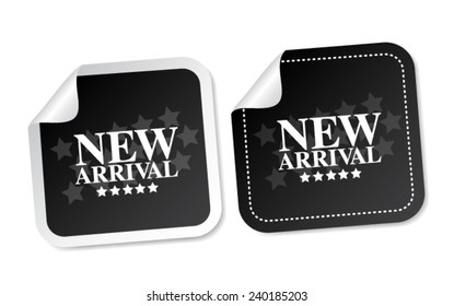 New arrival stickers