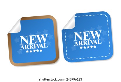 New arrival stickers