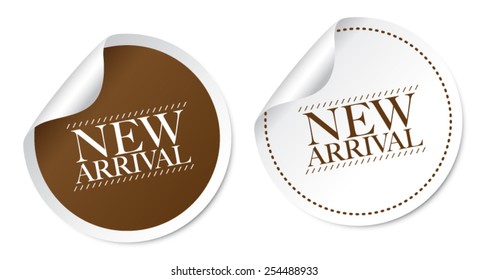 New arrival stickers