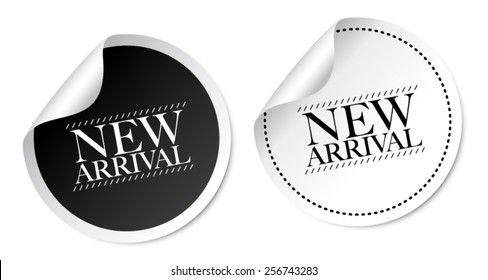 New arrival stickers