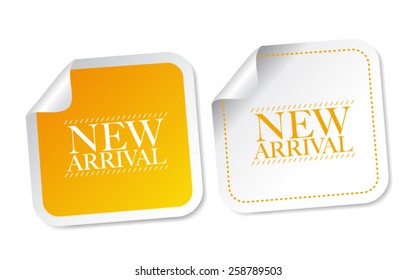 New arrival stickers