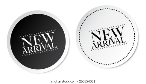 New arrival stickers