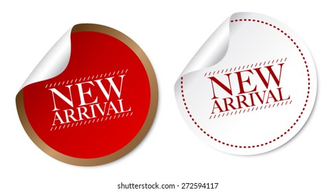 New arrival stickers