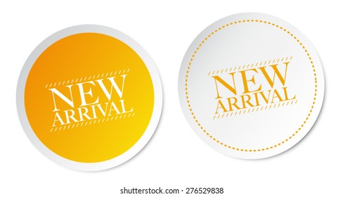 New arrival stickers